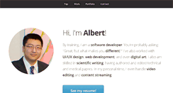 Desktop Screenshot of albertkung.com