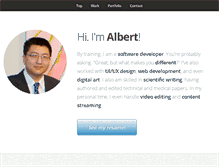 Tablet Screenshot of albertkung.com